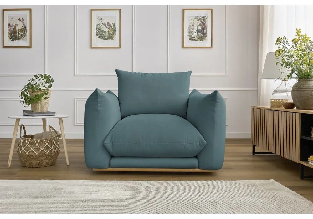 Modré kreslo Ernest – Bobochic Paris