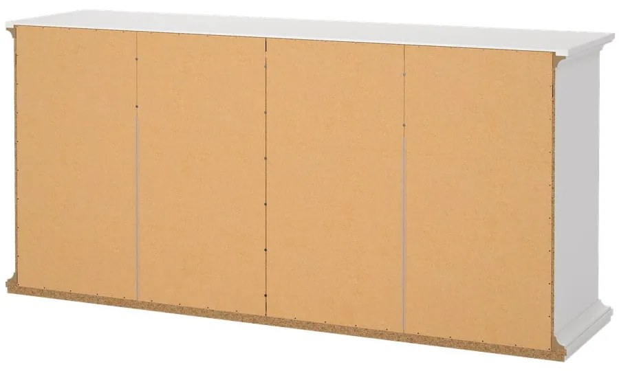 Biela nízka komoda 183x87 cm Paris – Tvilum