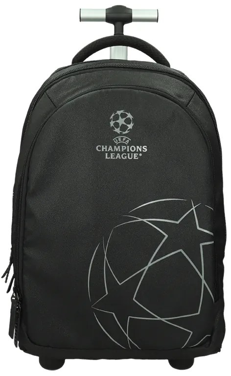 Školská taška koliesková UEFA Black 531417
