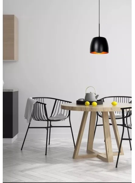 Lucide 30488/01/30 - Luster na lanku NOLAN 1xE27/60W/230V čierna