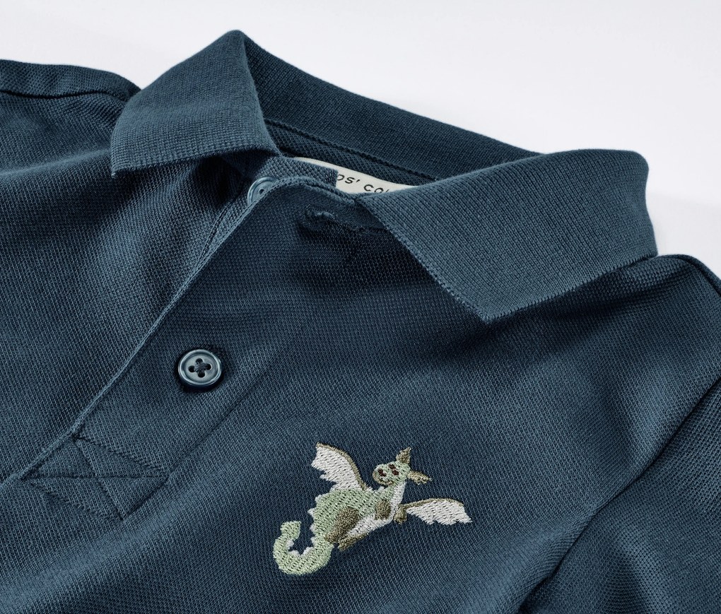 Detské polokošele z bavlneného piké, 2 ks