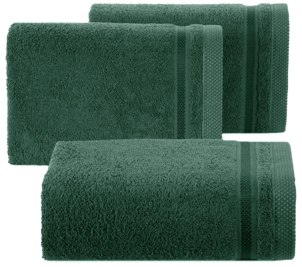 FROTÉ UTERÁK ABBIE 50X90 CM TMAVOZELENÁ