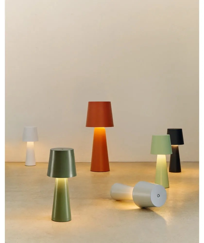 LED prenosné stmievateľné vonkajšie svietidlo na USB ø 10 cm Arenys – Kave Home