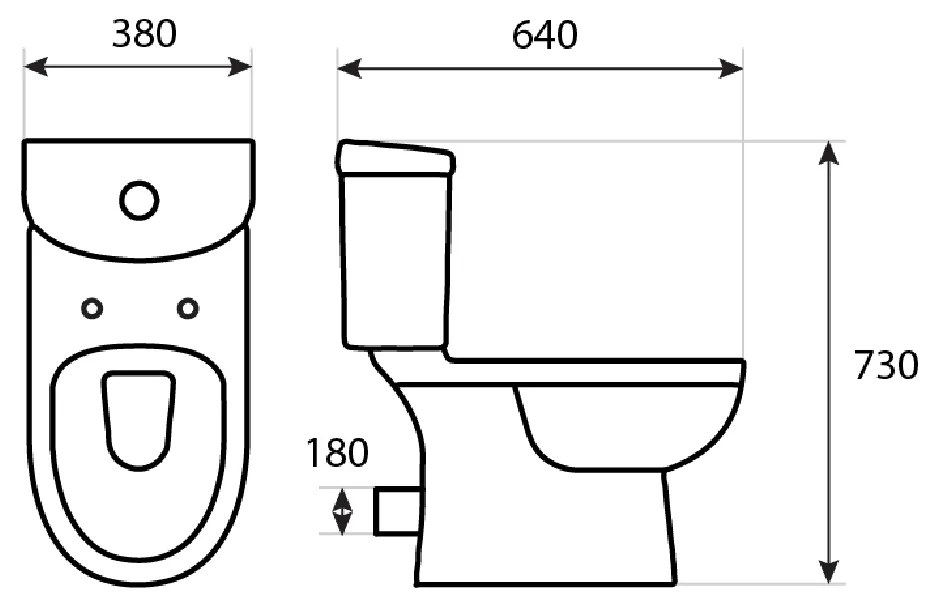 Tila ZEA WC set kombi TK8210