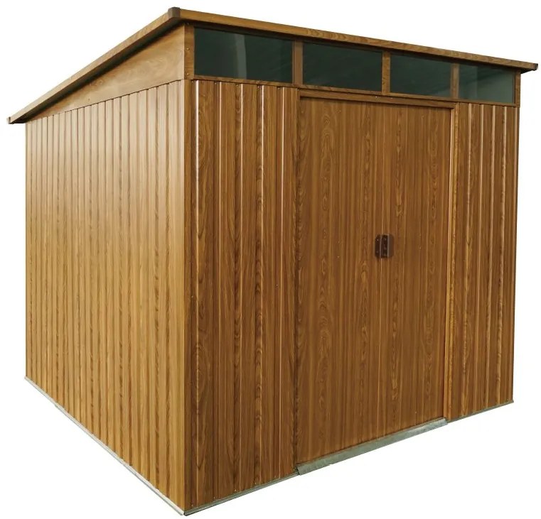 Zahradní domek BestBerg ZDSL-6D / 6,6 m² / 238 x 279 x 203 cm / dřevo/hnědá