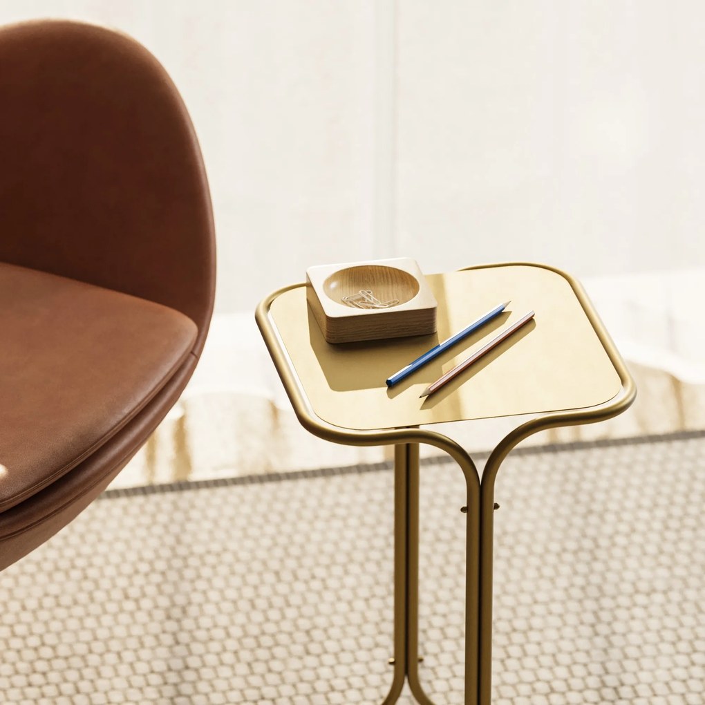 Odkladací stolík Shb-001-B zlatý