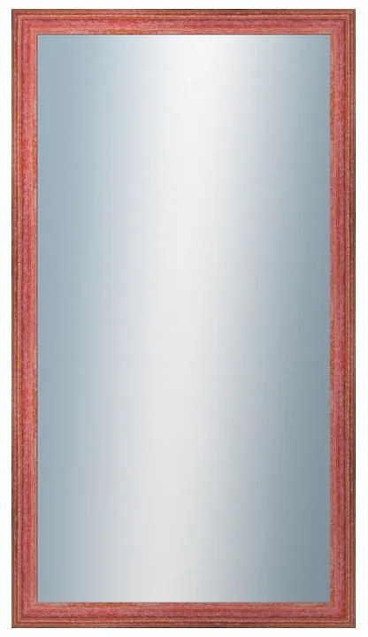 DANTIK - Zrkadlo v rámu, rozmer s rámom 50x90 cm z lišty LYON červená (2707)