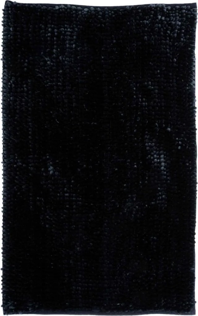 Multi-decor, Kúpeľňová predložka Chenille Velvet čierna, 40x60, čierna, kúpeľňa