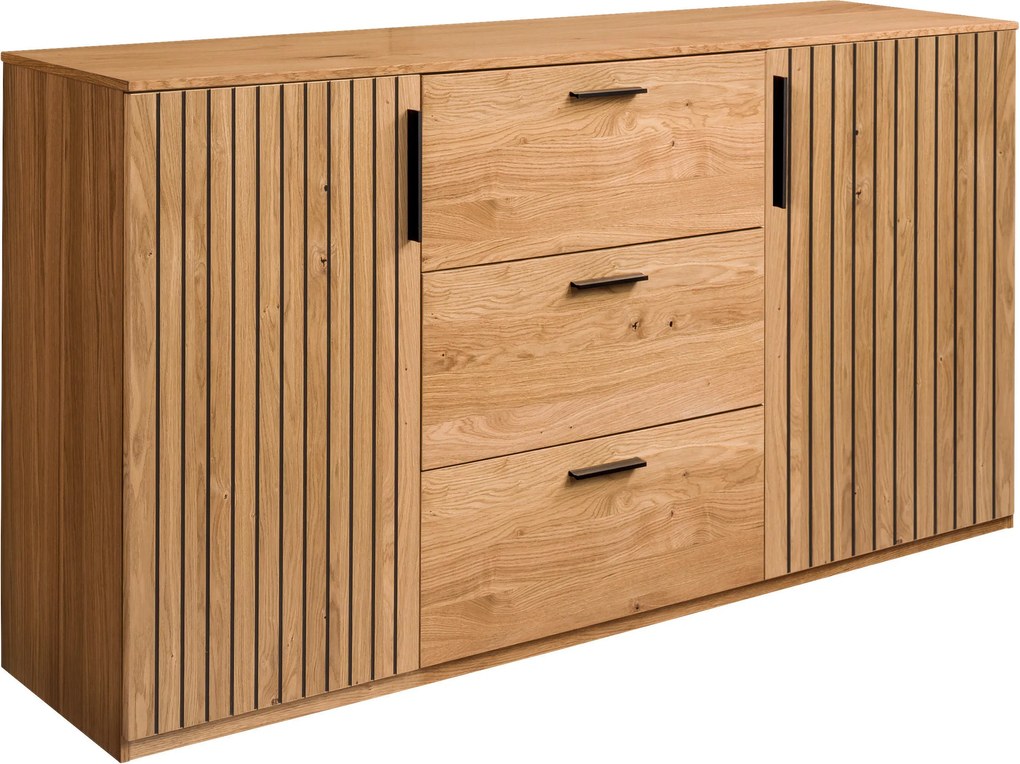 XXXLutz KOMODA, dub, farba duba, 147/94/42 cm Linea Natura - Komody - 000891002603