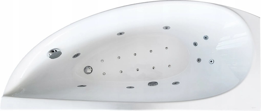 Rohová vaňa s masážou vírivky, ľavá, pravá, 150x75