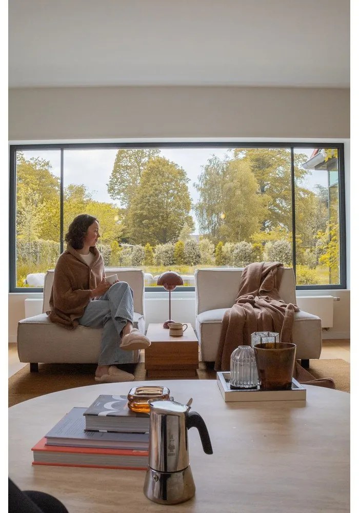 Hnedá deka z mikroplyšu 150x200 cm Tomo – Tiseco Home Studio