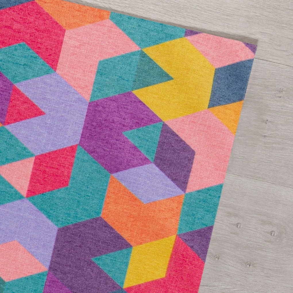 Flair Rugs, Kusový koberec Match Axel Geo Multi, 170x240, viacfarebná, chodba / predsieň