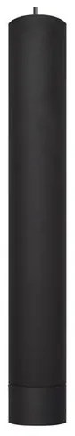LED Luster na lanku TUBA 1xGU10/4,8W/230V čierna
