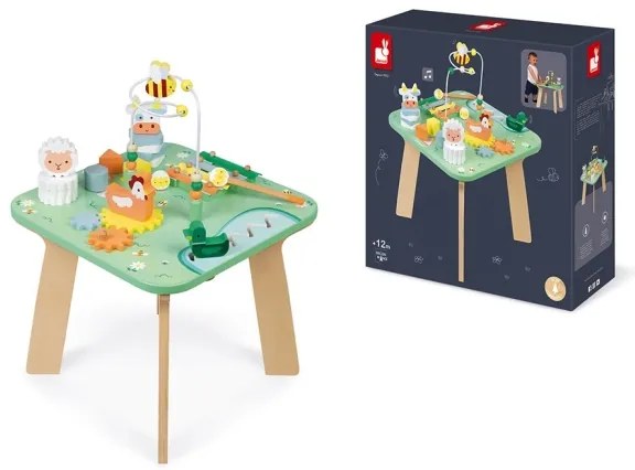 Janod - Detský interaktívny stolík lúka