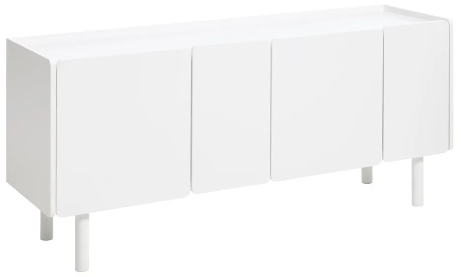 Biela komoda 160x70x45 cm Bera – Unique Furniture