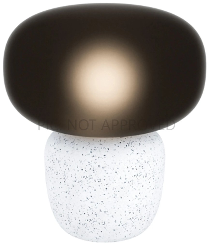 EGLO Dizajnová stolná keramická lampa CAHUAMA, 1xE27, 40W, bieločierna, šedá