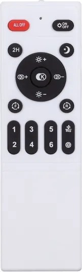 Brilagi-LED stmievateľné svietidlo s ventilátorom LED/50W/230V 3000-6500K čierne