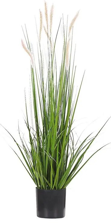 Umelá rastlina v kvetináči 87 cm REED PLANT Beliani