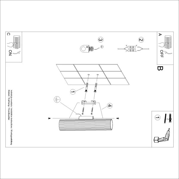 Brilagi - LED Nástenné svietidlo CRESTO 2xGU10/10W/230V 30 cm biele