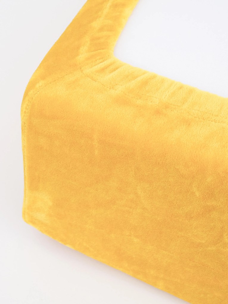 Plachta mikroplyš Deluxe 220 x 200 cm - horčicové