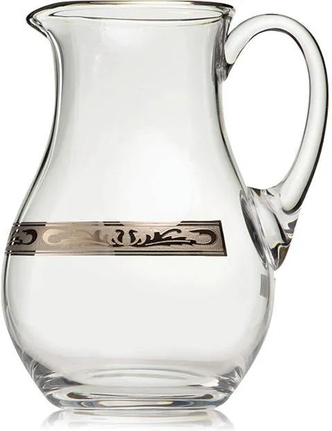 Bohemia Crystal Džbán s platinovým dekorem 10468K/378500/1500ml