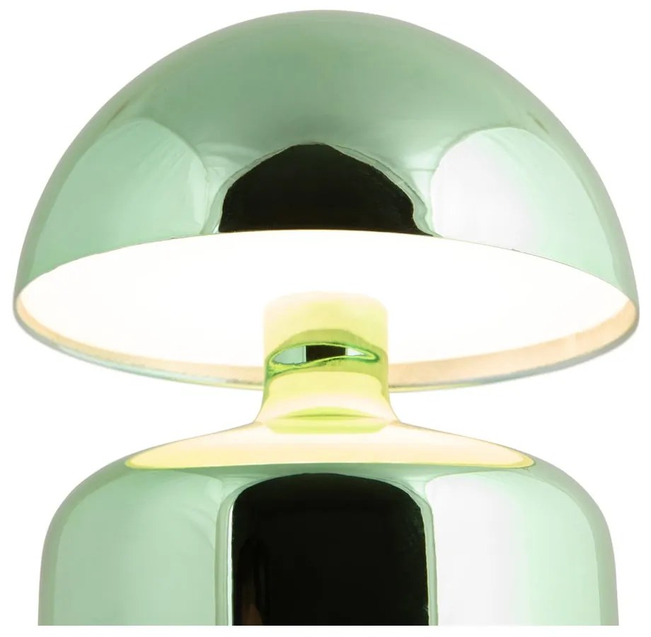 Svetlozelená LED stolová lampa s kovovým tienidlom (výška 14 cm) Impetu – Leitmotiv
