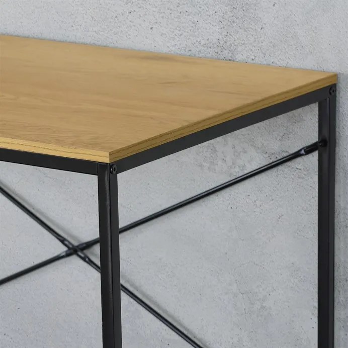 Autronic BONTEC Pracovný stôl 120x60cm, mdf, hnedá, GD-520 OAK Farba: Hnedá