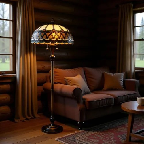 Stojaca lampa Tiffany Clayre & Eef COLOSSAL 56*164 13KG