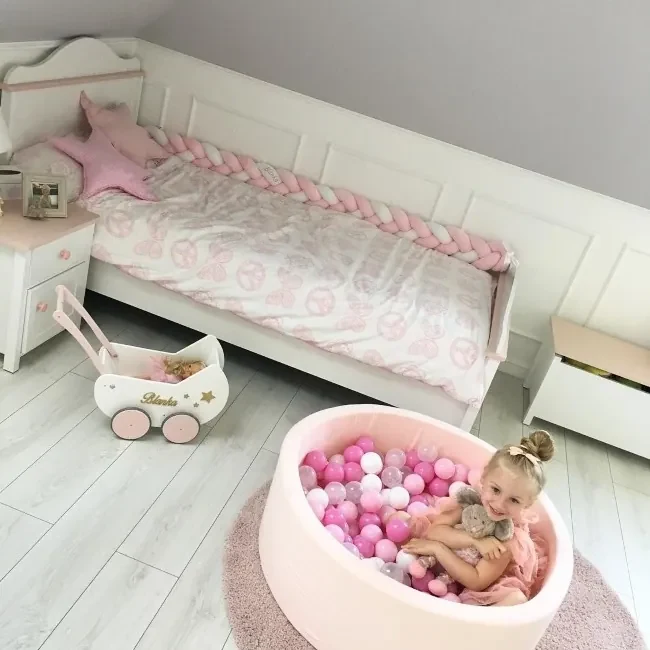 Meow, Suchý bazén ružový s 200 guličkami