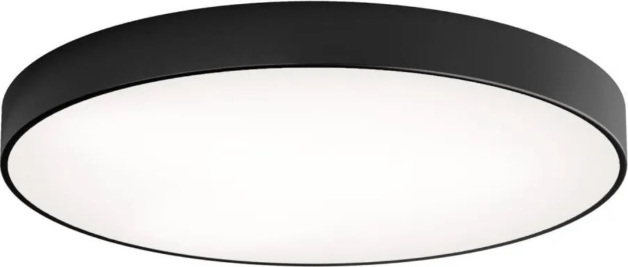 Stropné svietidlo s pohybovým senzorom CLEO 6xE27/24W/230V, priemer 80 cm, čierne