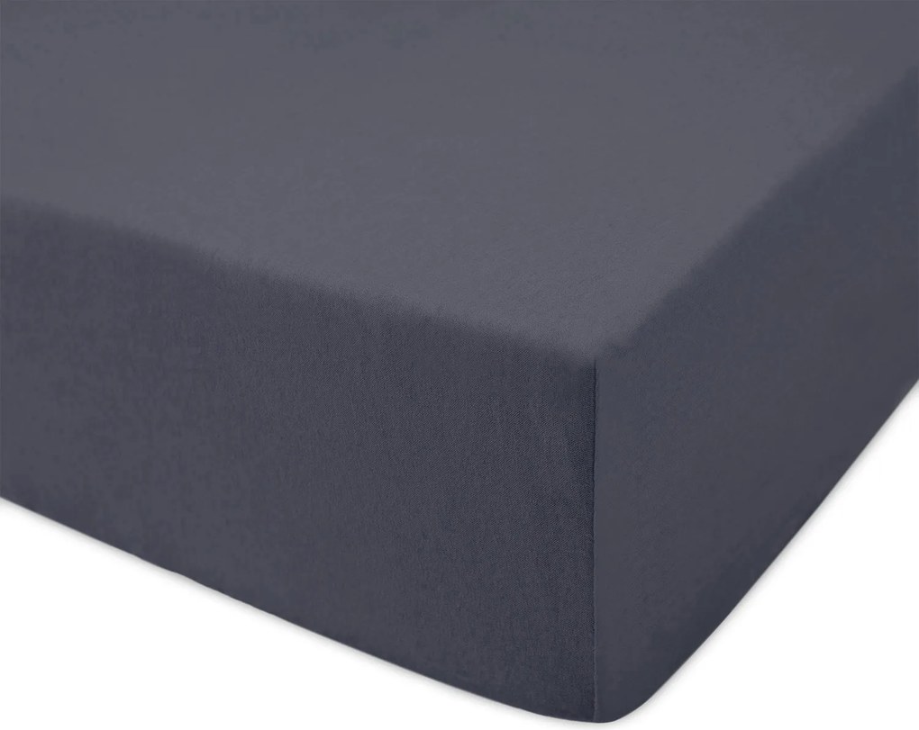 JERSEY PRESTIERADLO PREMIUM 180X200 CM TMAVOSIVÉ