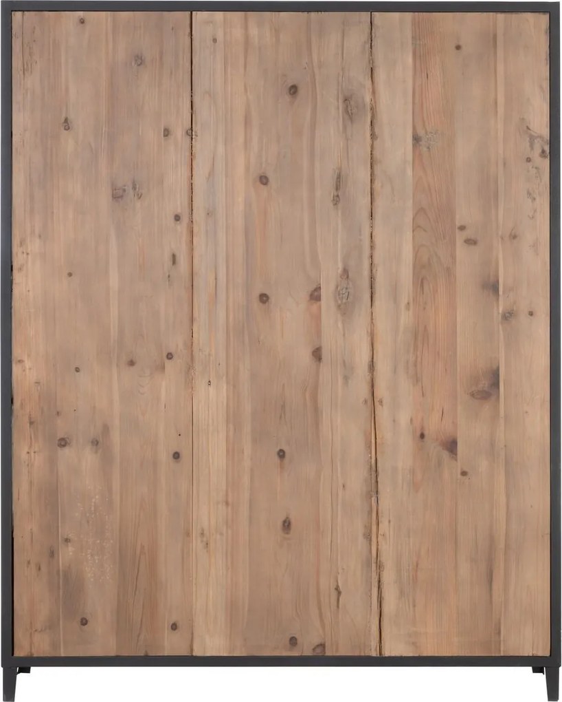 Policový regál / knižnica s kovovou konštrukciou Industrial - 165*40*216cm