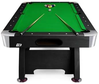 Hop-Sport Biliardový stôl Vip Extra 7 FT čierno/zelený