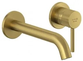 Umývadlová batéria Kludi Bozz bez podomietkového telesa brúsené zlato 38245N076