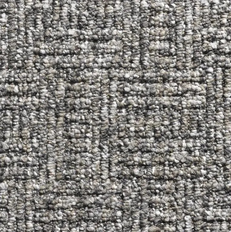 Spoltex, Metrážny koberec Optik 17 šedý, na mieru, šíře 4m,5m, šedá, filc, chodba / predsieň