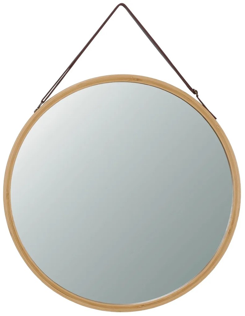 Nástenné zrkadlo B053 NAT, bambus