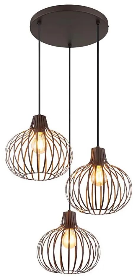 Globo 33379311 - Závesné svietidlo na lanku MATEO 3xE27/40W/230V