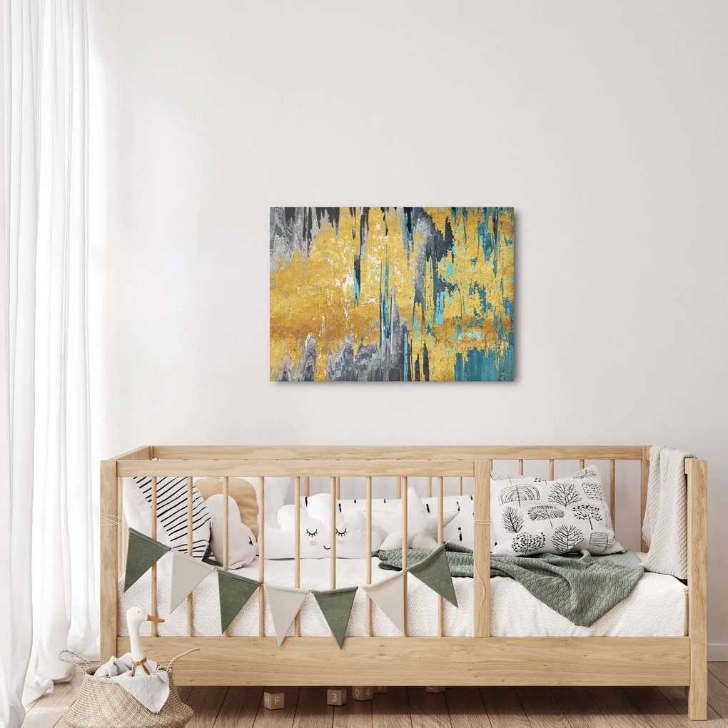 Obraz - Zlatý design (70x50 cm)