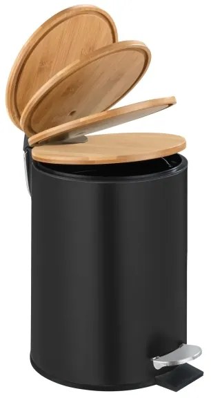 WENKO 24696100 - Kôš TORTONA 17x21 cm čierna/hnedá