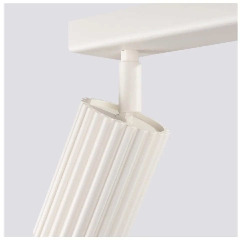 Krémovobiele bodové svietidlo 6,5x30 cm Gleam – Sollux