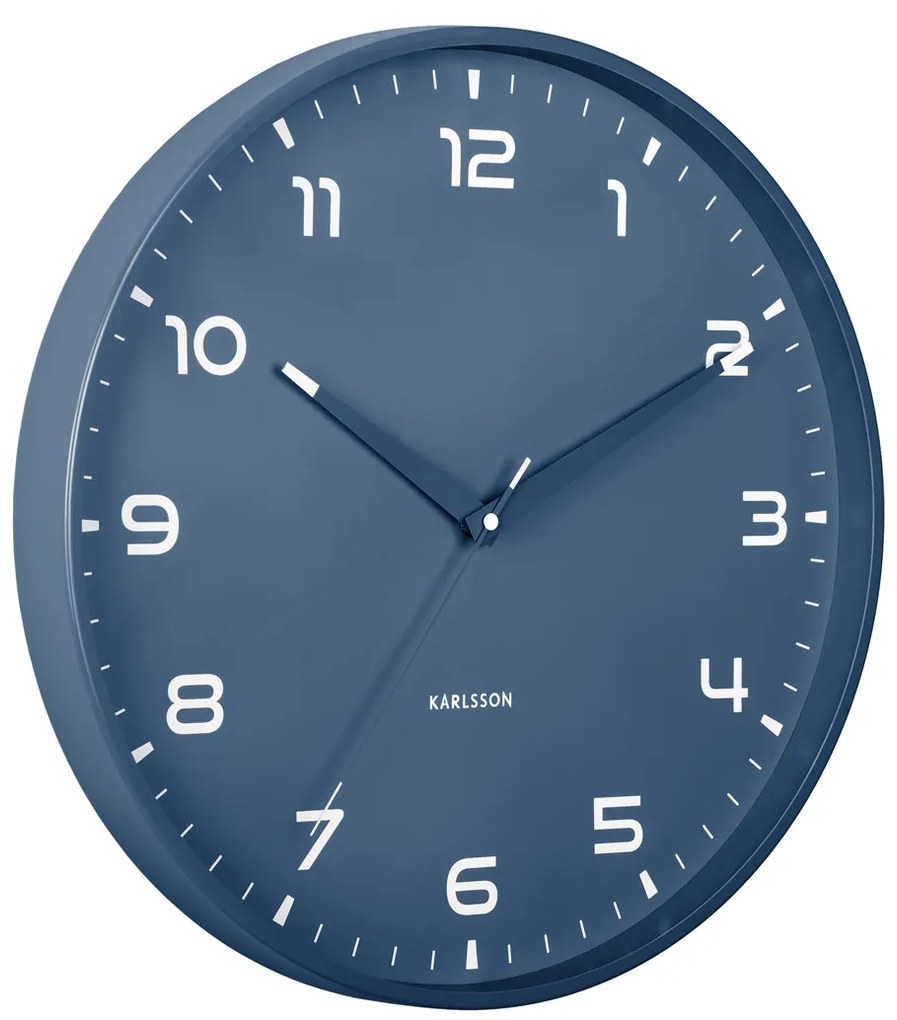 Nástenné hodiny Orgullo Karlsson KA6053BL, 40cm
