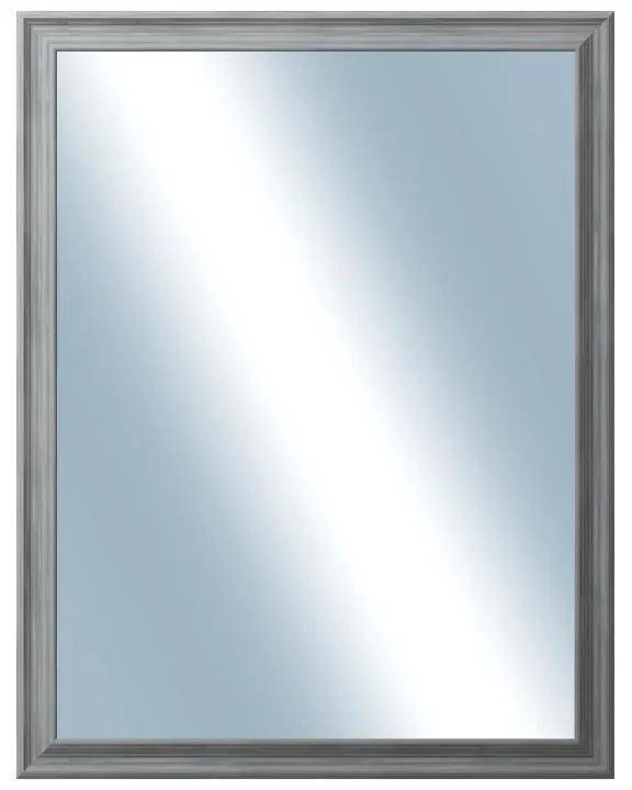 DANTIK - Zrkadlo v rámu, rozmer s rámom 70x90 cm z lišty KOSTELNÍ malá šedá (3167)
