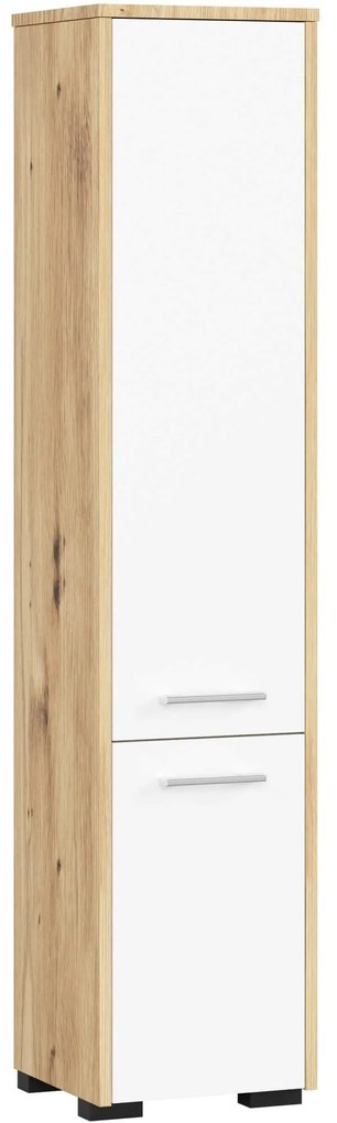 Koupelnová skříňka FIN I 30 cm dub artisan/bílá