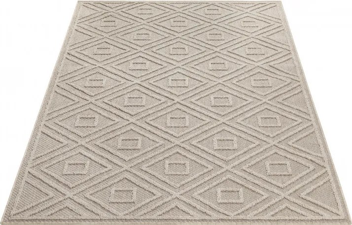 DOPREDAJ: 80x150 cm Kusový koberec Patara 4956 Beige – na ven i na doma, 80x150, béžová, chodba / predsieň, Ayyildiz