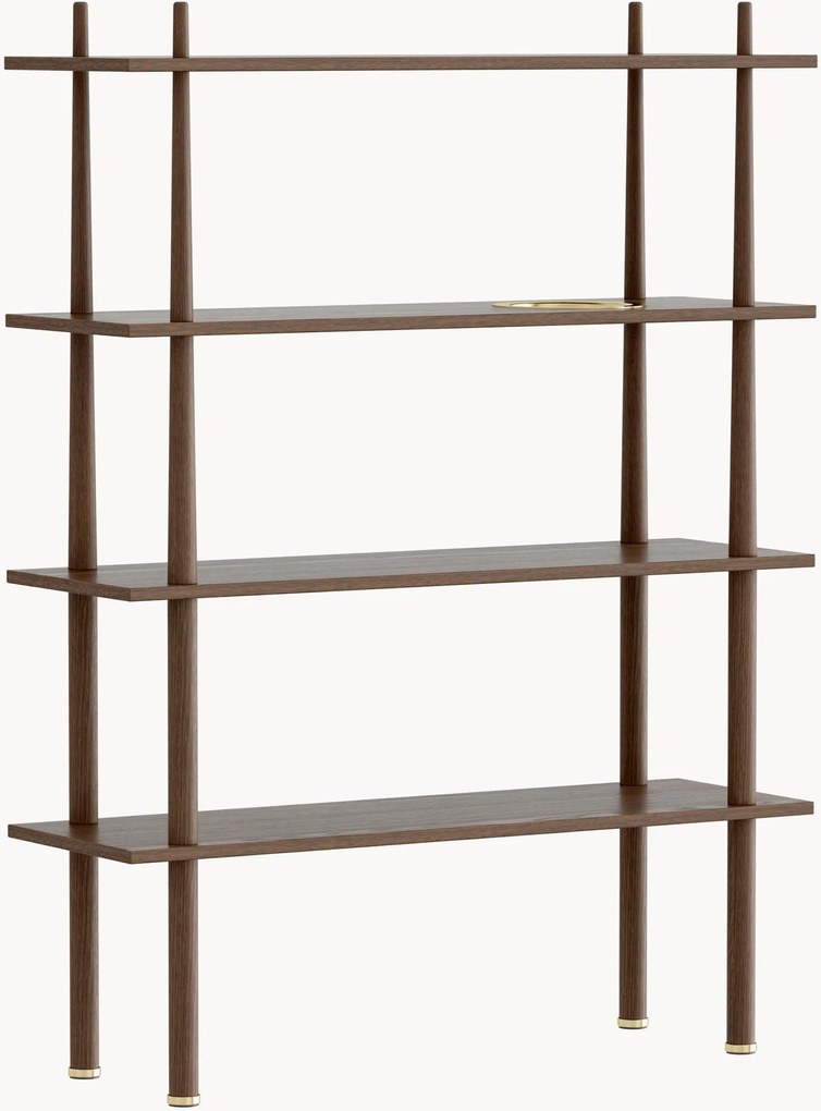 Regál so 4 policami z dubového dreva Stories