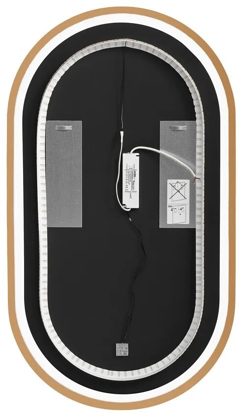 LED zrkadlo APOLLO 2 90x50 cm