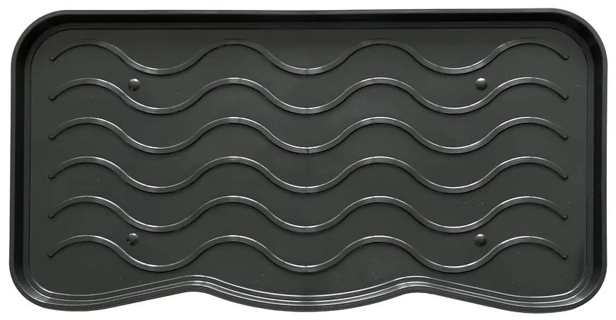 Odkvapkávač na topánky 38x75 čierna fala