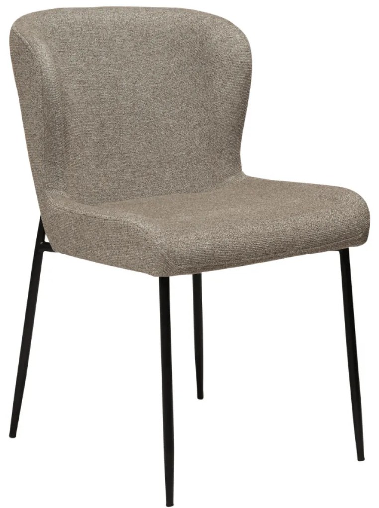 GLAM ČALÚNENÁ STOLIČKA brown/black