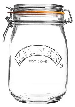 Kilner ROUND JAR poháre s klipom 1 l