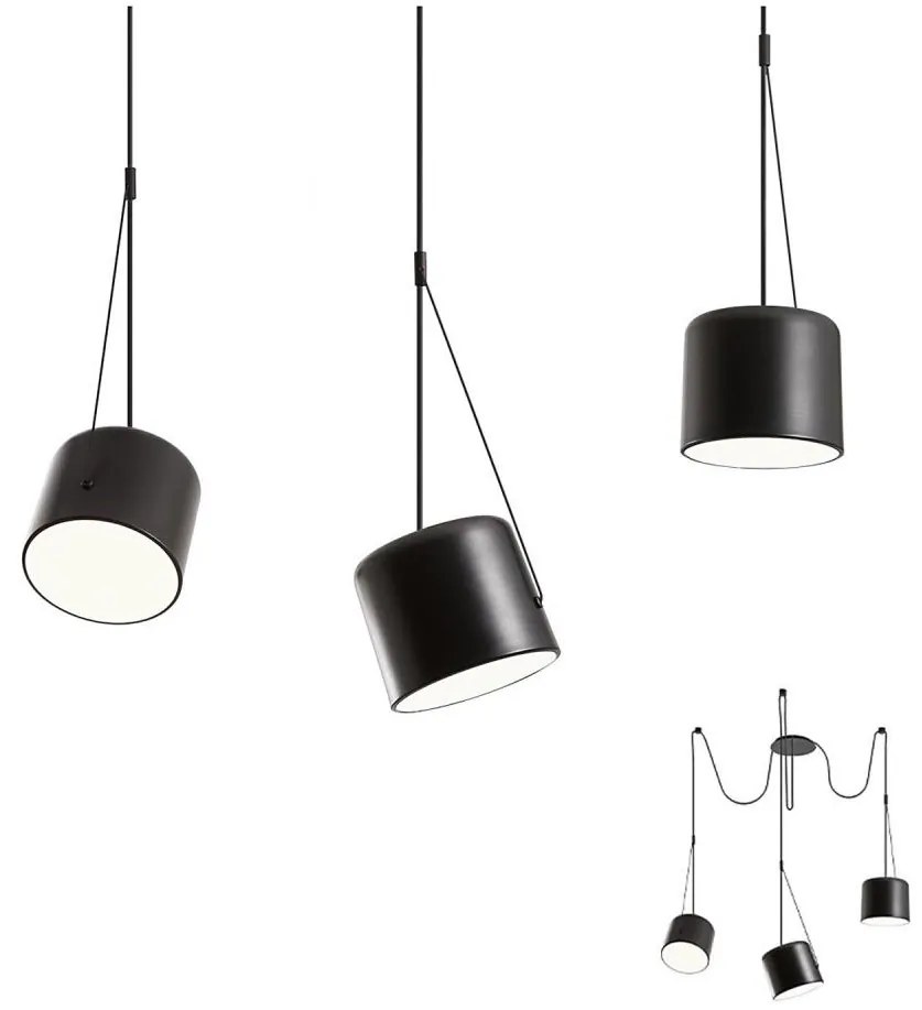 Redo 01-1826 - Luster na lanku DODO 3xE27/15W/230V pavúk